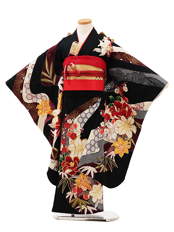 楽天市場】七五三 着物 7歳 フルセット レンタル 女の子 Y180【正絹