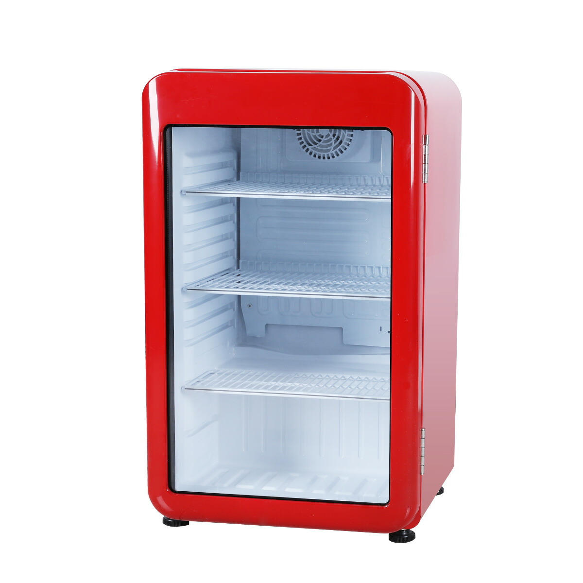 楽天市場】【アウトレット売り尽くし特価】95L 赤 レトロ 冷蔵ショー