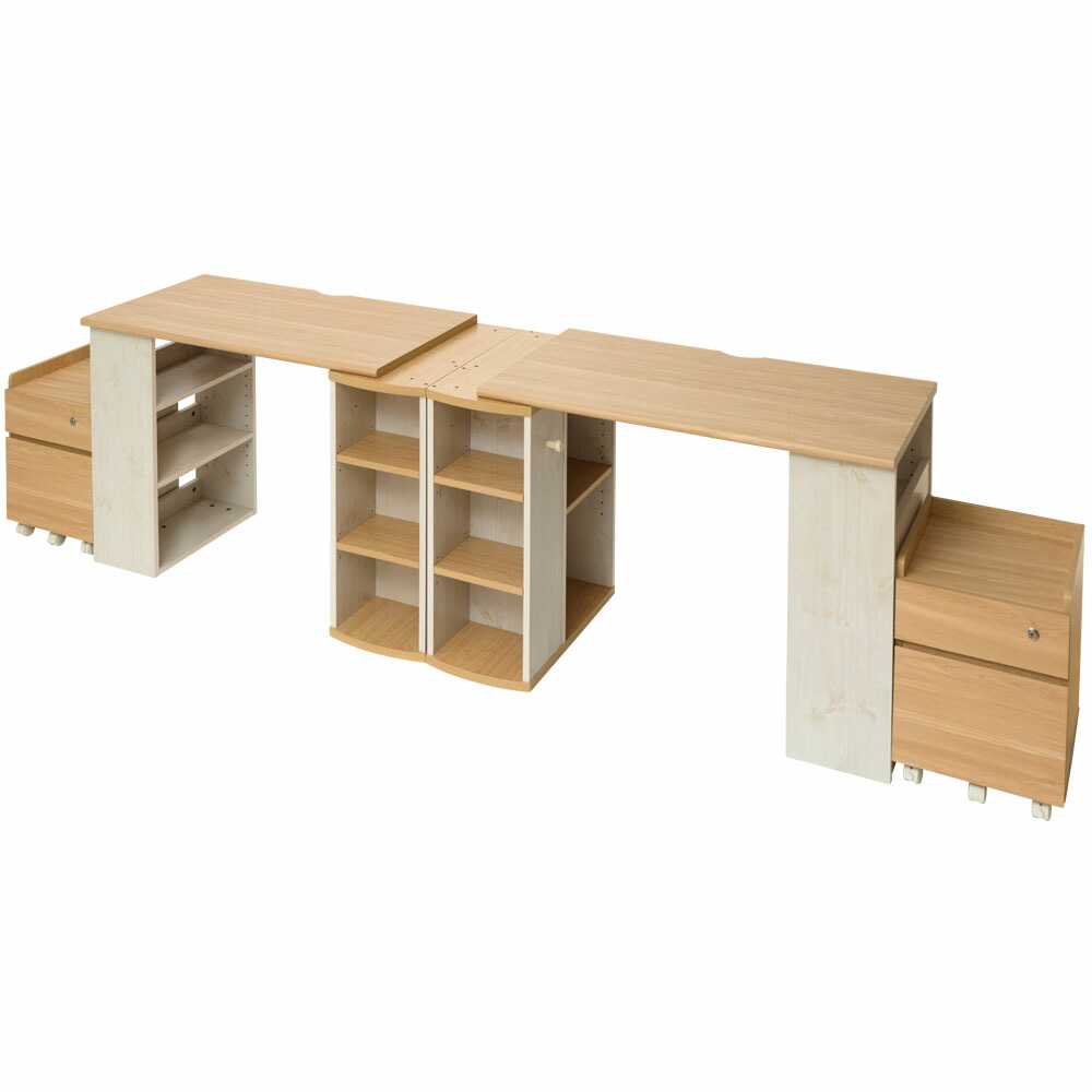 楽天市場】学習机 セット シンプル ツインデスク 机 送料無料 デスク