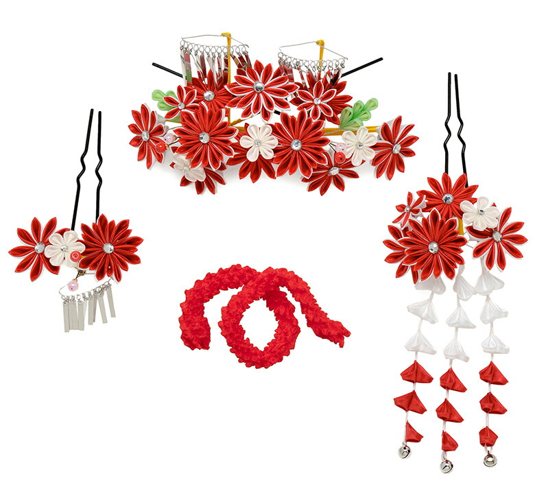 楽天市場】七五三 髪飾り 日本髪 勝山かんざしセット 7歳 七歳 7才 七