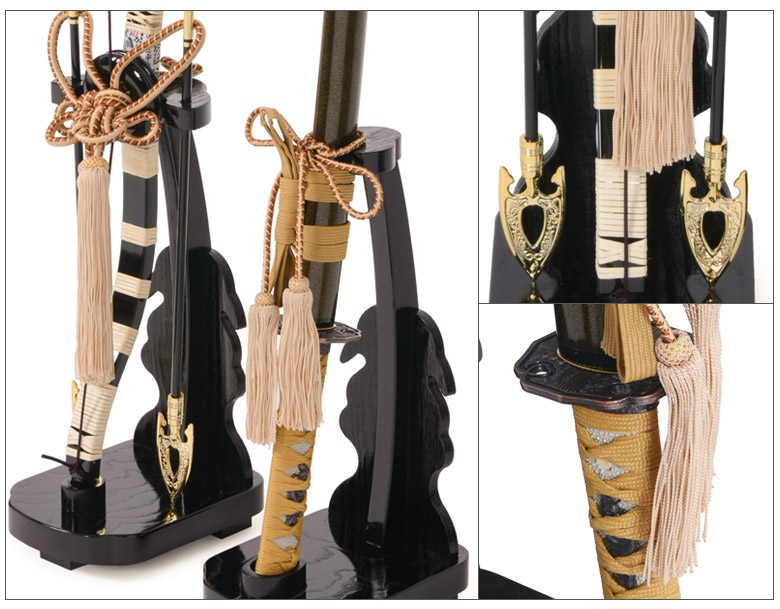 楽天市場】弓太刀飾り 23号 飾り 初節句 端午の節句 男の子 子供の日