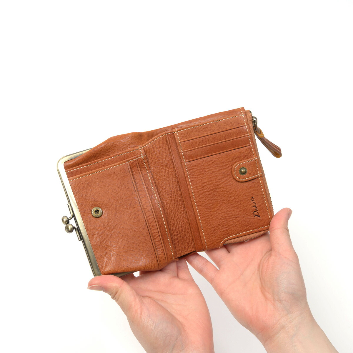 楽天市場】ダコタ 財布 Dakota がま口 二つ折り財布 レディース