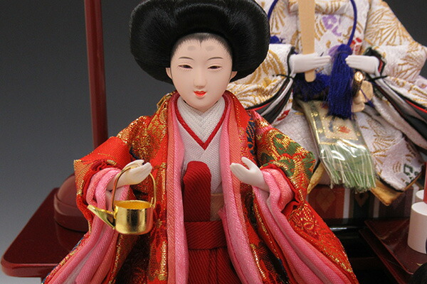楽天市場】雛人形 ひな人形 K102 オルゴール付き【三人官女】【五人