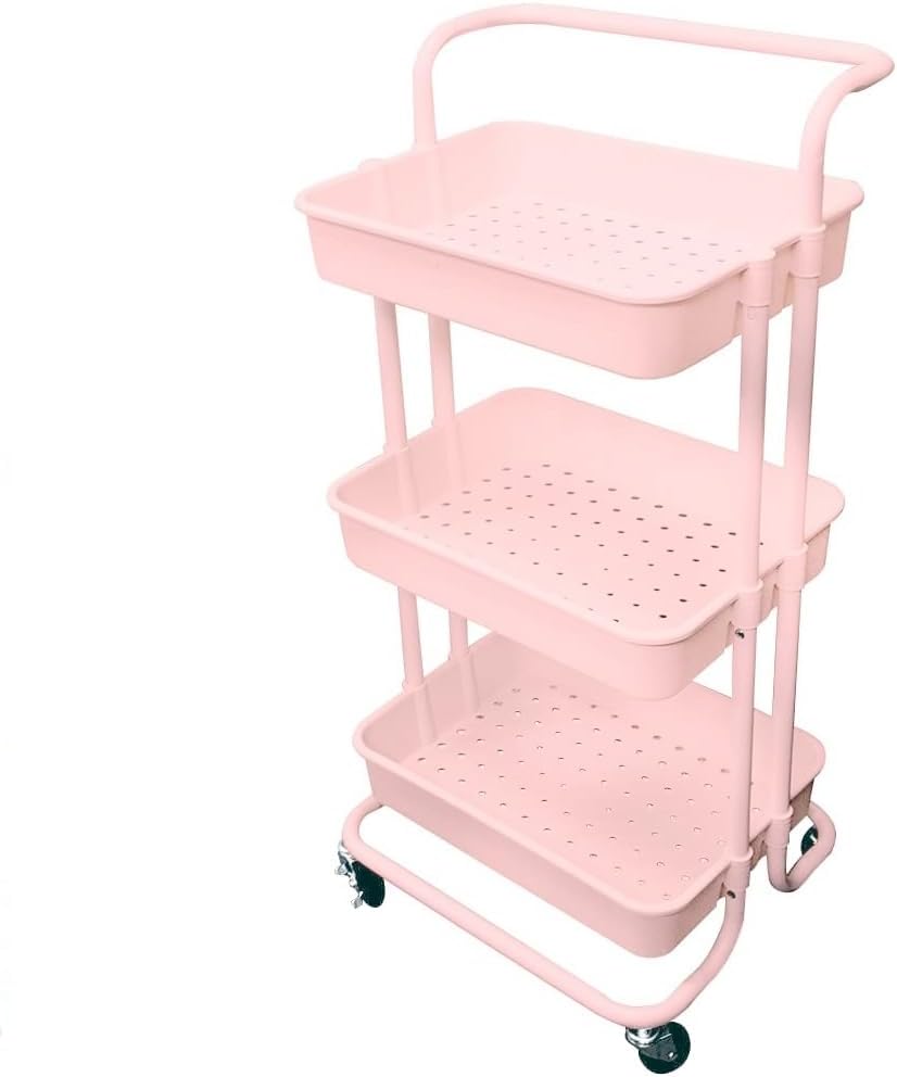 楽天市場】キッチンワゴン 収納カート PP キャスター付き 最大3段 耐