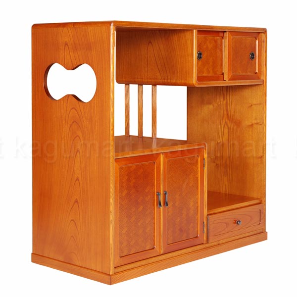 楽天市場】YK332 飾り棚 あじろ民芸 飾り棚 和風 飾棚 欅 リビング