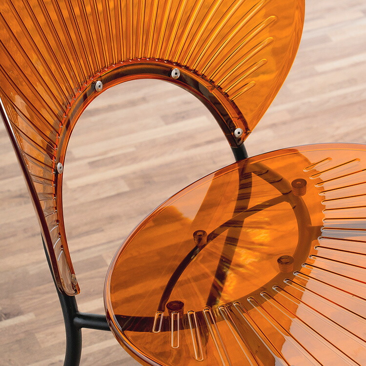 楽天市場】透明 ダイニングチェア 2脚セット クリア 半透明 おしゃれ