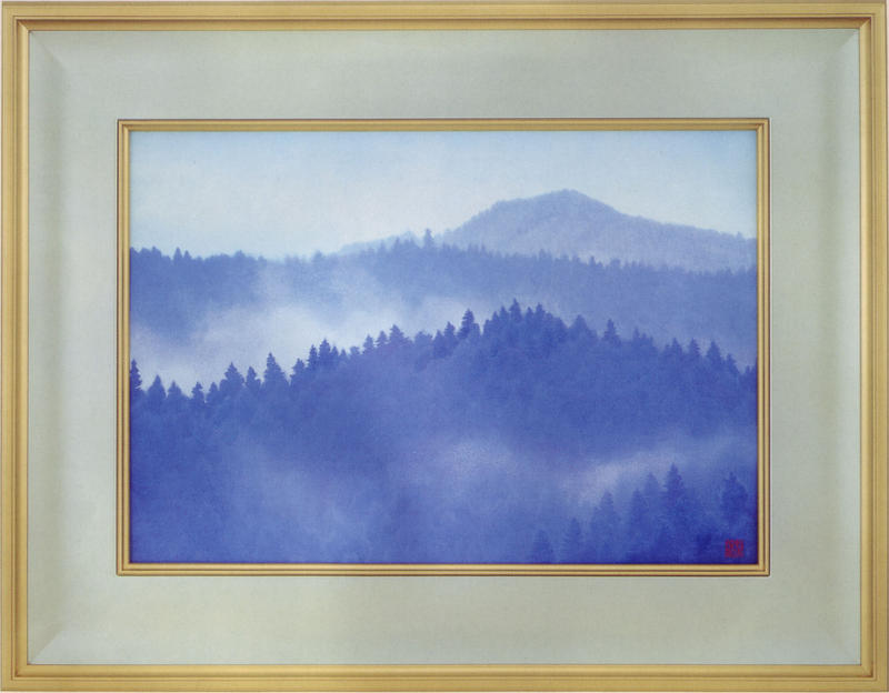 楽天市場】東山魁夷 絵画 朝雲−吉野− 送料無料 【複製】【美術印刷