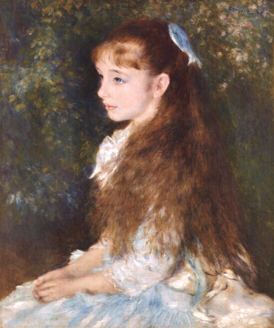 楽天市場】ルノワール 絵画 イレーヌ・カーン・ダンヴェール嬢（可愛い