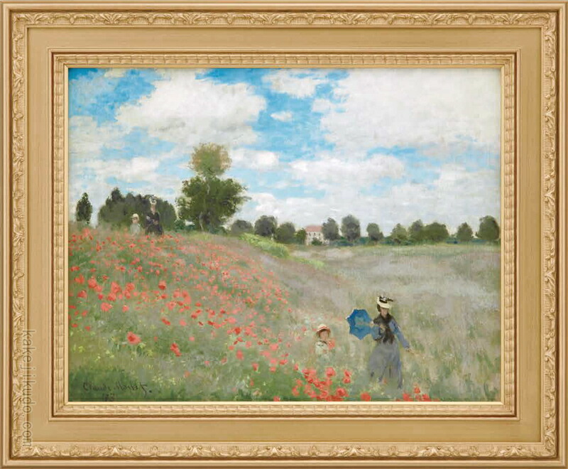 楽天市場】クロード・モネ 絵画 アルジャントゥイユのひなげし 送料