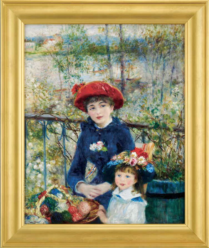 楽天市場】ルノワール 絵画 二人の姉妹—テラスにて— 送料無料 【複製