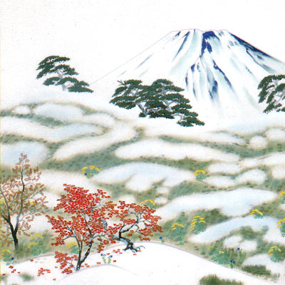 楽天市場】横山大観 絵画 霊峰四趣・秋 送料無料 【複製】【美術印刷