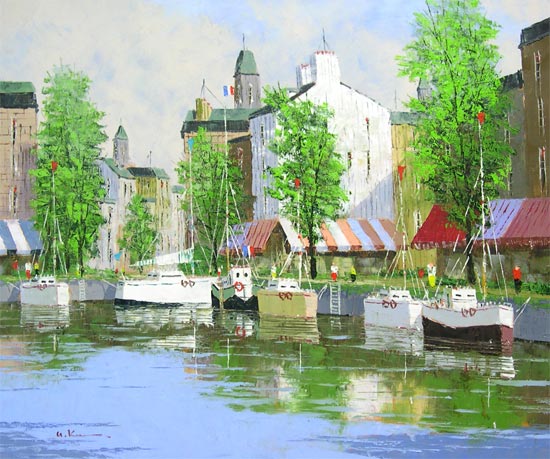 楽天市場】絵画 油絵 サン・マーロ（フランス） F20号 （黒沢久） 送料