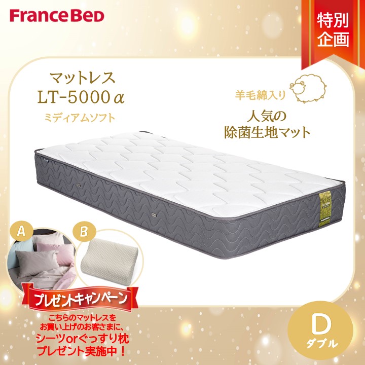 自社配送エリア限定販売】FRANCEBED/LT-5000ミディアムソフトS 自社