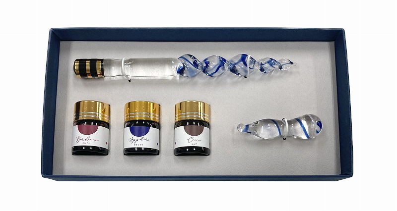 楽天市場】ガラスペン軸・ペン先・インクセットタチカワプレミアム