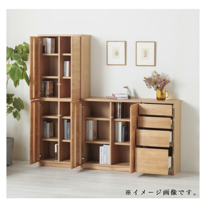 楽天市場】本棚 棚 シェルフ ラック 両開き 扉収納 観音開き 完成品