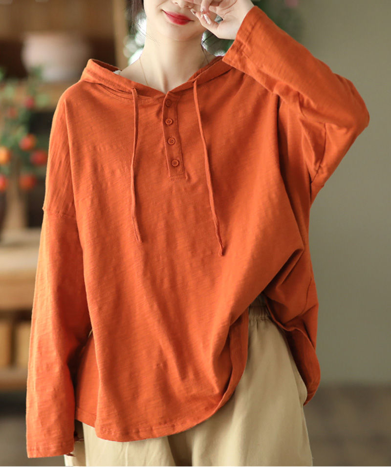 楽天市場】長袖tシャツ レディース フード 付き カットソー 長袖