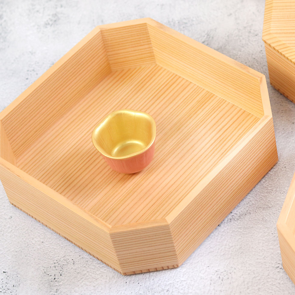 楽天市場】重箱 三段 おしゃれ 日本製 3段 隅切三段重 6寸 白木 箱入り