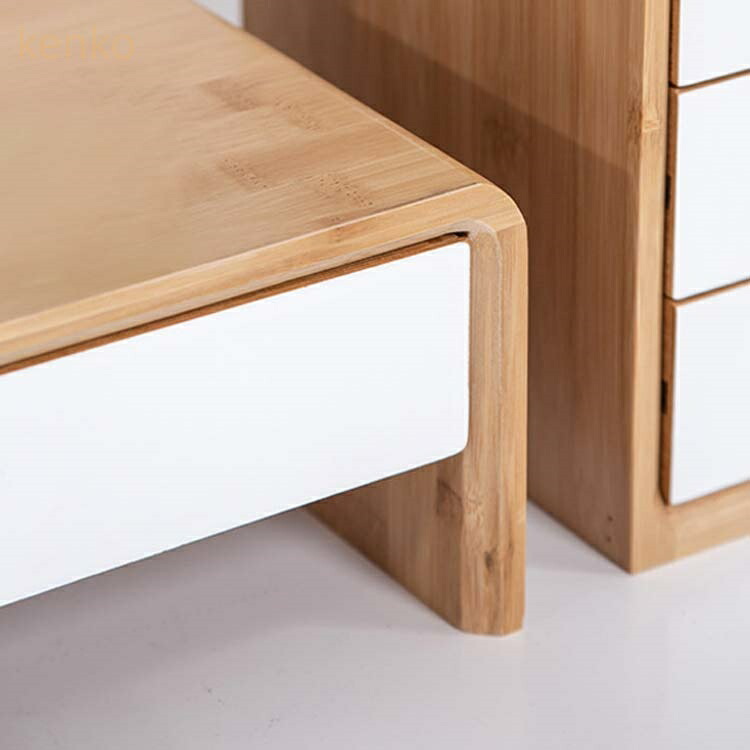 楽天市場】モニタースタンド 引き出し付 机上台 高さ13cm 幅60cm 奥行