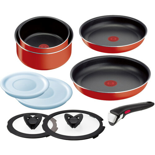 ティファール インジニオ・ネオ パプリカレッド セット9 L15192 (鍋