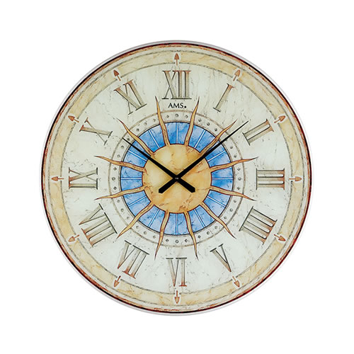 楽天市場】輸入時計 AMS アームス社ドイツ製 .クォーツ 壁掛け時計