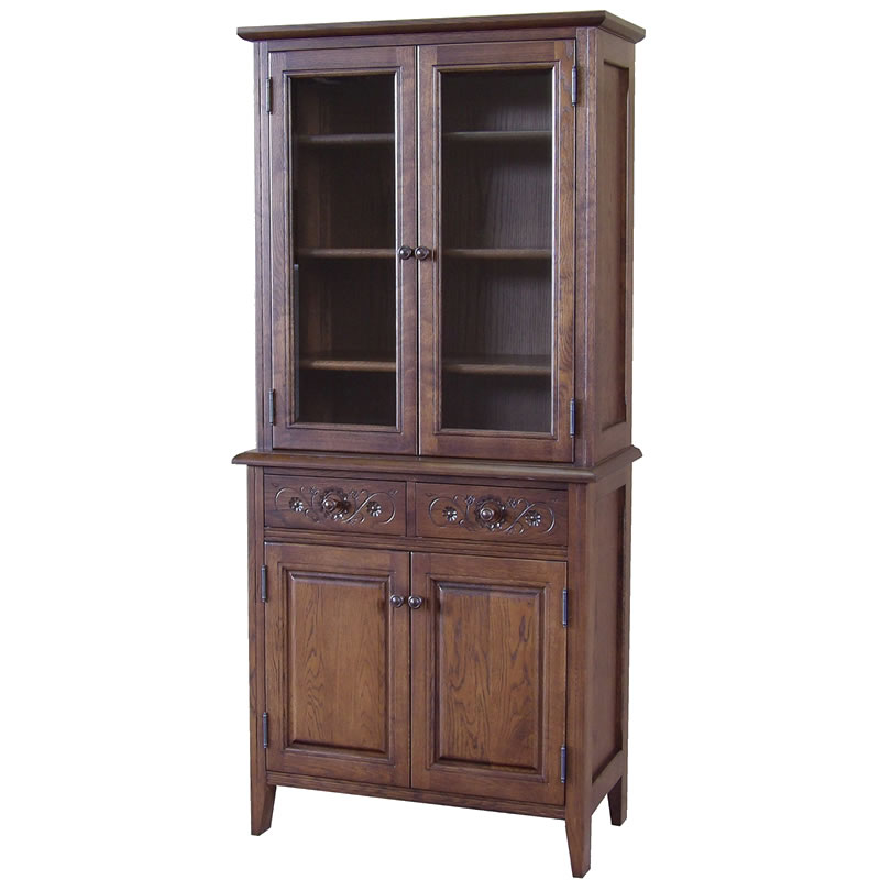 楽天市場】【 受注生産 】 フェバリー カップボード80 北海道家具 旭川