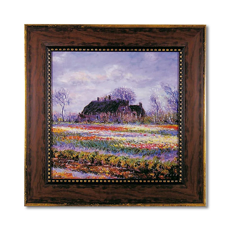 楽天市場】絵画 モネ インテリア monet 「 チューリップ畑 」 55