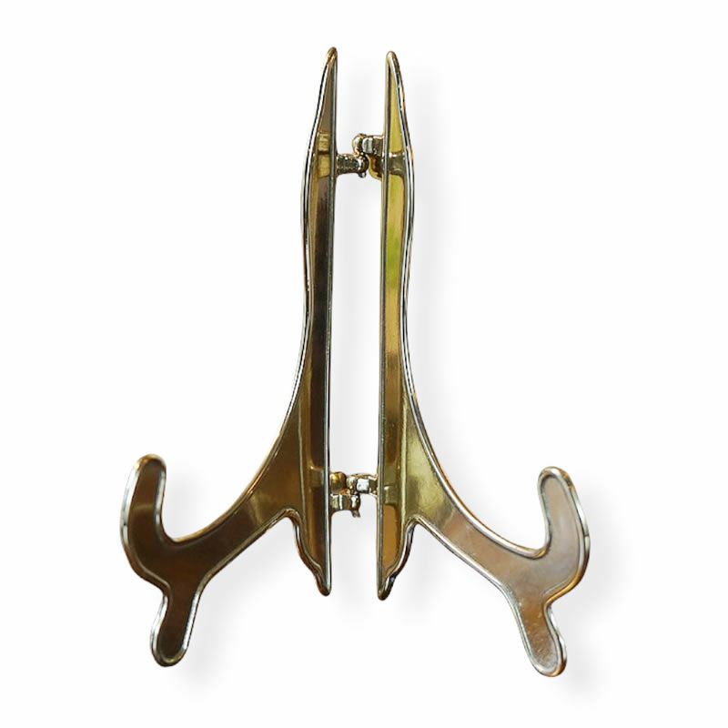 楽天市場】イタリア製 真鍮 イーゼル 皿立て M スタンド 折りたたみ可