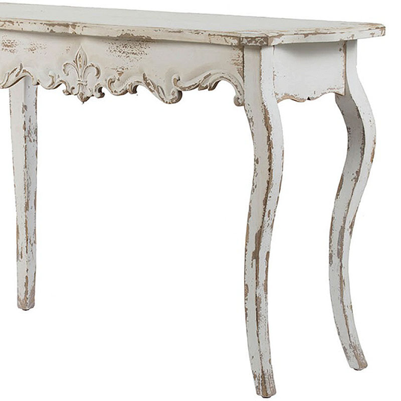 楽天市場】コンソールテーブル アンティーク 4本脚 猫脚 シャビー