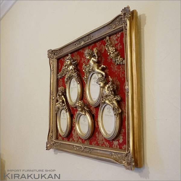 楽天市場】ファミリー フォトフレーム 壁掛け 多面 アンティーク