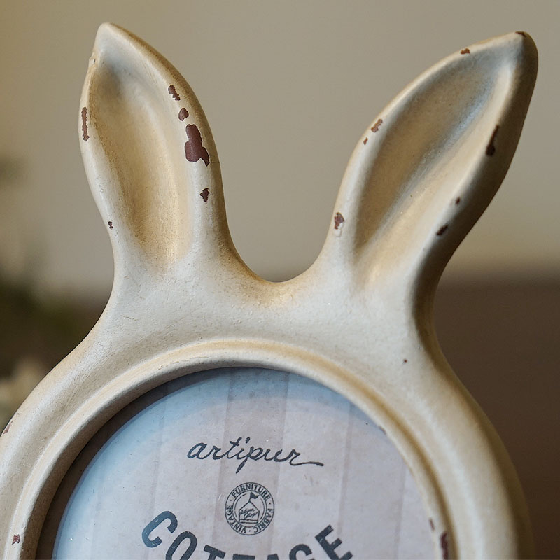 楽天市場】フォトフレーム 写真立て うさぎフォトフレーム ホワイトWH