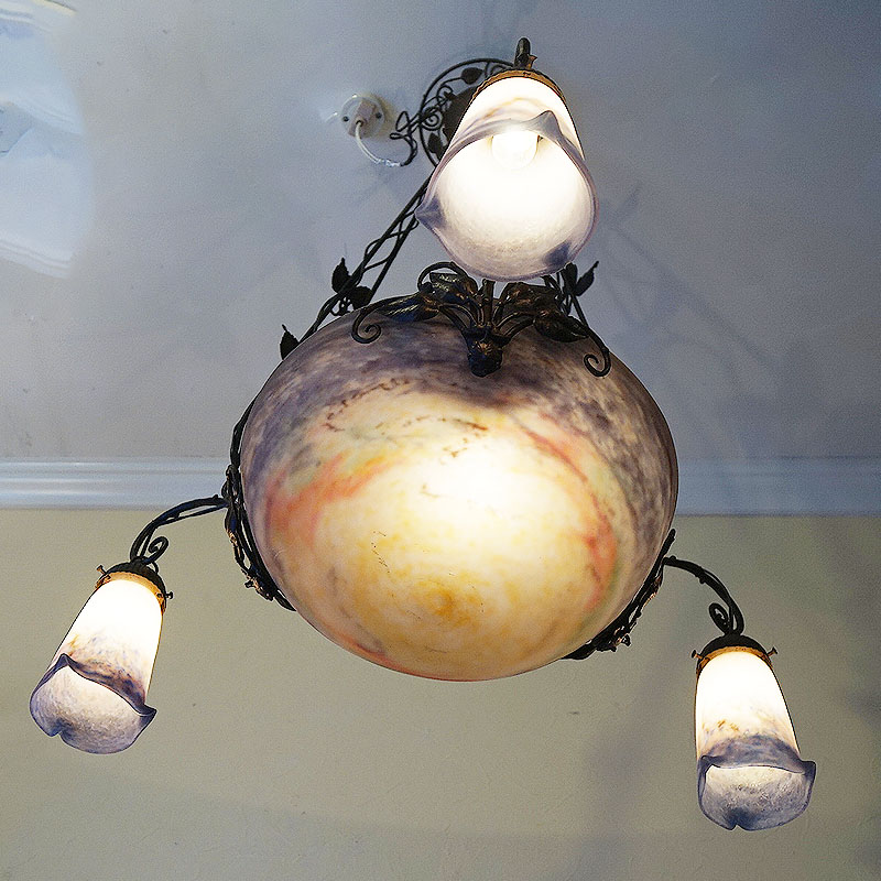 楽天市場】ヴィンテージ フランス製 ミューラー兄弟 ペンダントライト