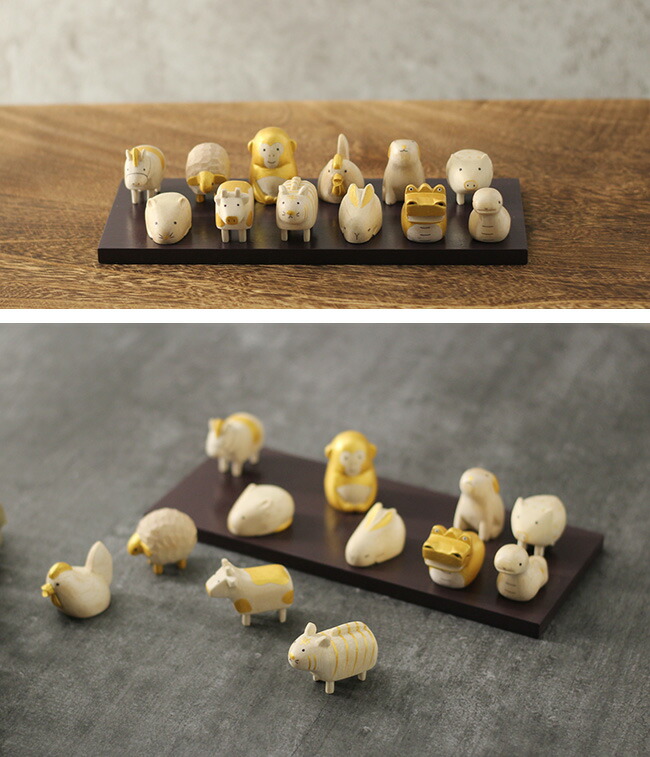 楽天市場】【特典あり】ぽれぽれえとセット ゴールド[干支 置物 干支の