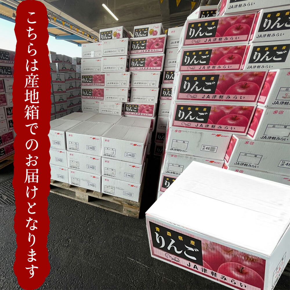 楽天市場】【出荷中】ケース 箱売り 青森県産 りんご こみつりんご