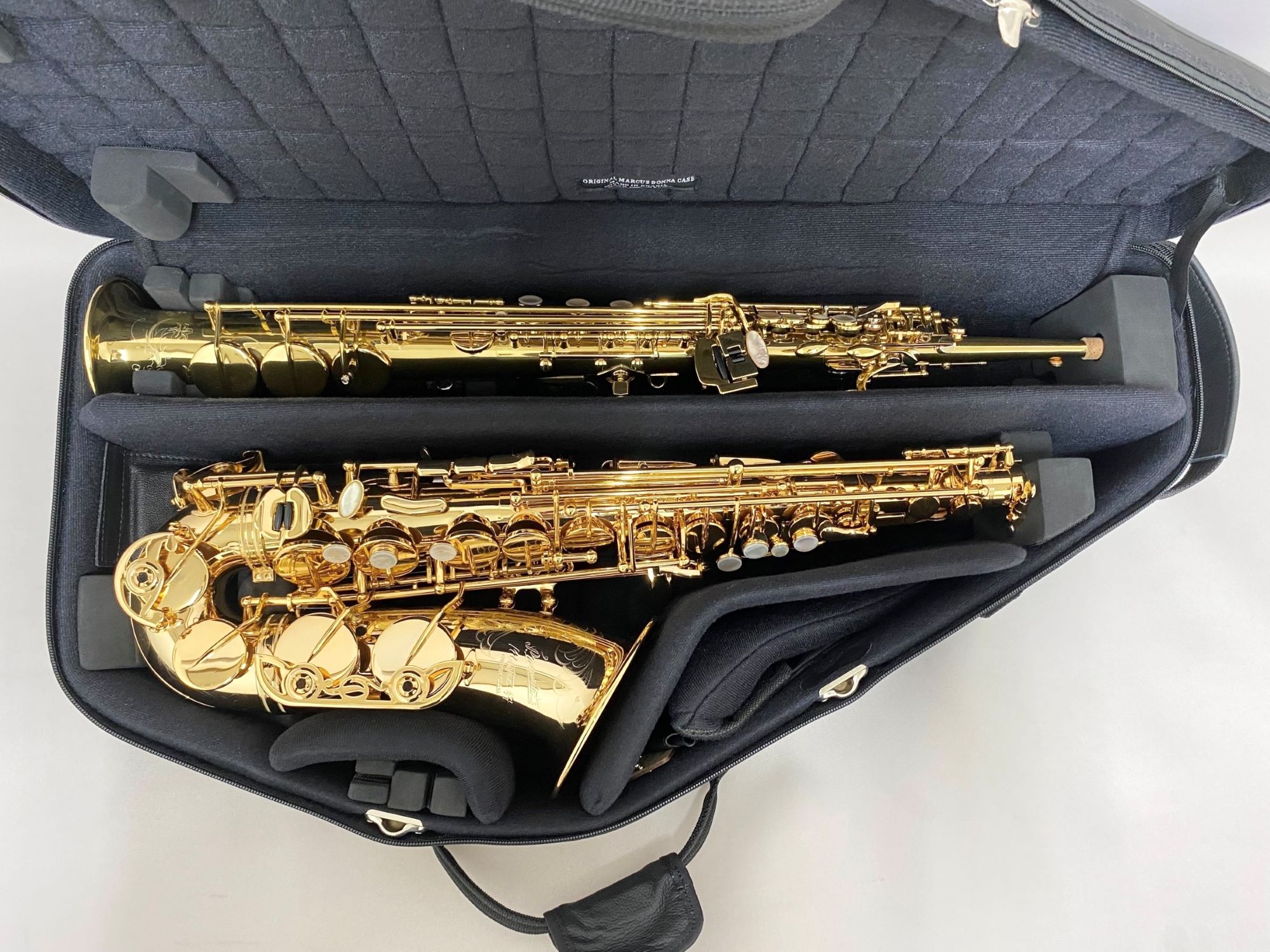 楽天市場】ソプラノ&アルトサックスダブルケース MB（マーカス・ボナ