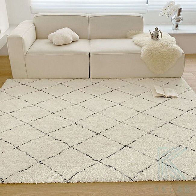 楽天市場】ラグ 洗える 滑り止め付 カーペット 6畳 おしゃれ オール