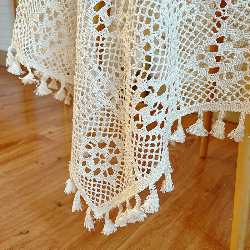 楽天市場】テーブルクロス テーブルカバー 手編み センタークロス