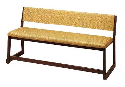 楽天市場】【社寺用/和室設備】背付三人用椅子幅137.5cm×奥行51cm×高さ