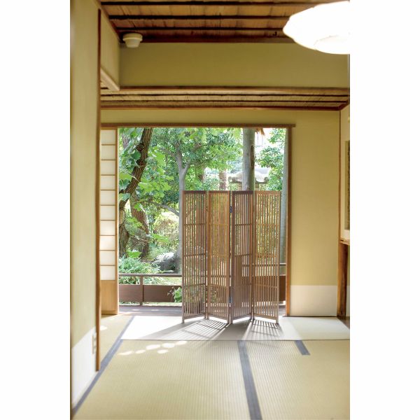 楽天市場】秋田杉格子スクリーン 4曲 仏具 間仕切り 寺院用 仕切り