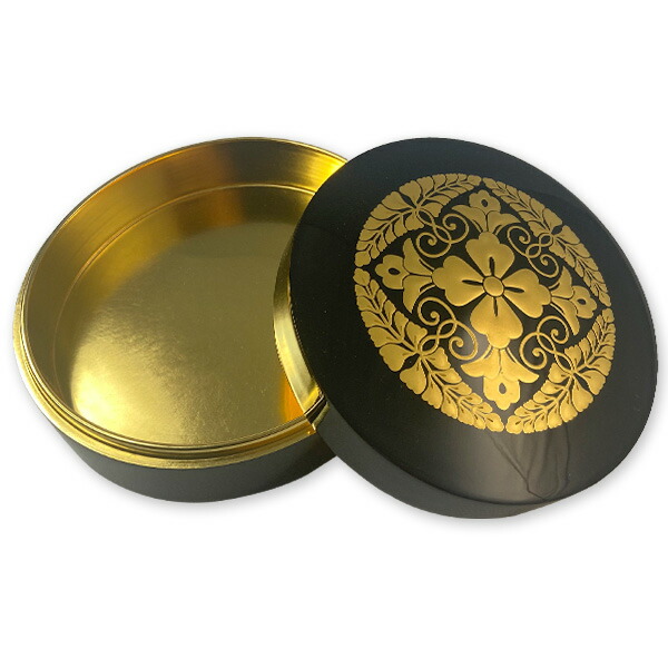 楽天市場】【京蒔絵】切立香合 木製本漆塗 八藤紋 最上(盛上蒔絵・内部