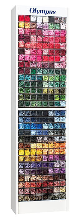 楽天市場】【オリムパス 224-A】刺しゅう糸ディスプレイ什器付