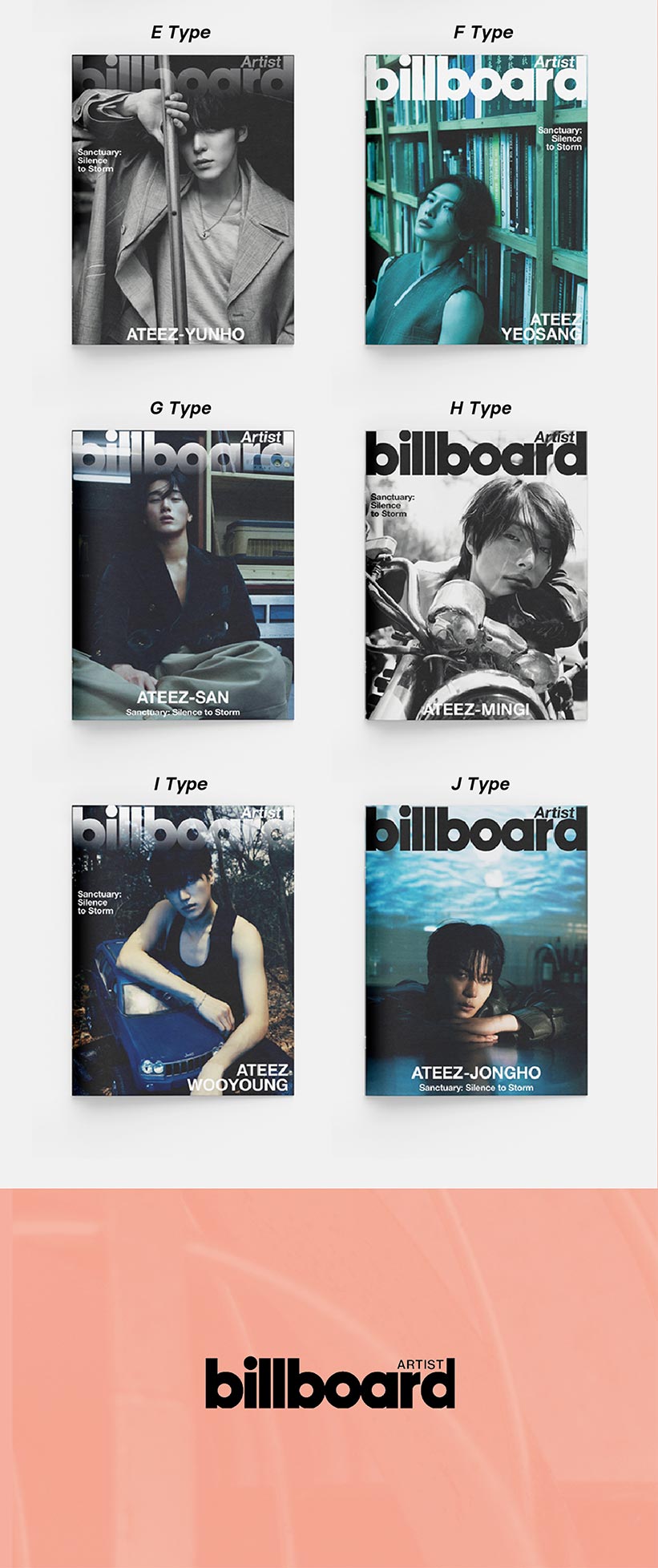 楽天市場】【KQ SHOP特典トレカ付】 ATEEZ - Billboard Artist / ATEEZ