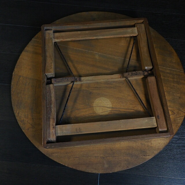 楽天市場】ちゃぶ台 0339 古民家 古民具 テーブル 昭和 レトロ 家具