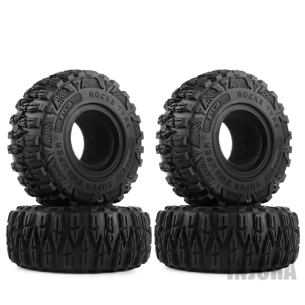 楽天市場】1/10 ロッククローラー RC 4本 タイヤ 2.2インチ 120mm48m