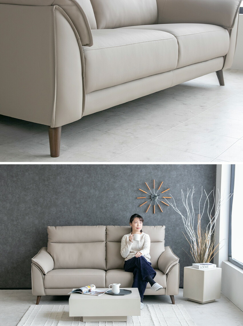 楽天市場】【送料無料】 ソファー ハイバック ソファ 2人掛け 154cm 二