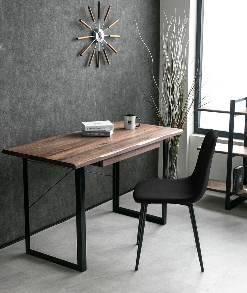 楽天市場】【送料無料】 デスク おしゃれ 120cm 無垢 60cm 机 書斎