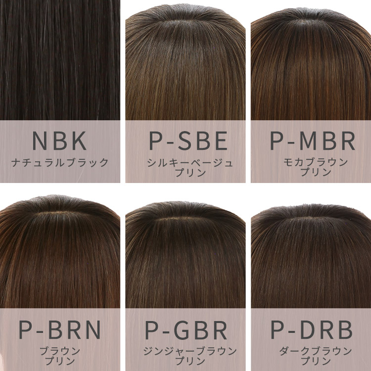 楽天市場】VENUSウィッグ14カラーチャート [wgcc005] 耐熱 エクステ