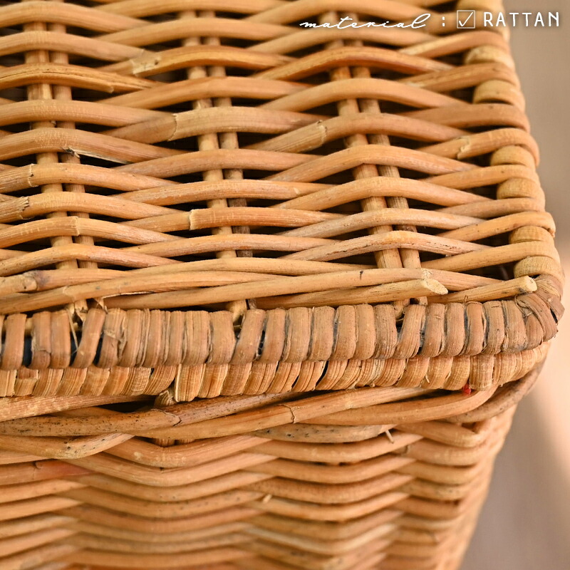 楽天市場】籐家具 ラタンバスケット フリーボックス GK715ME ラタン 籐