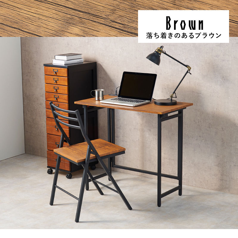 楽天市場】折りたたみデスク&折りたたみチェアセット2点セット【Nano