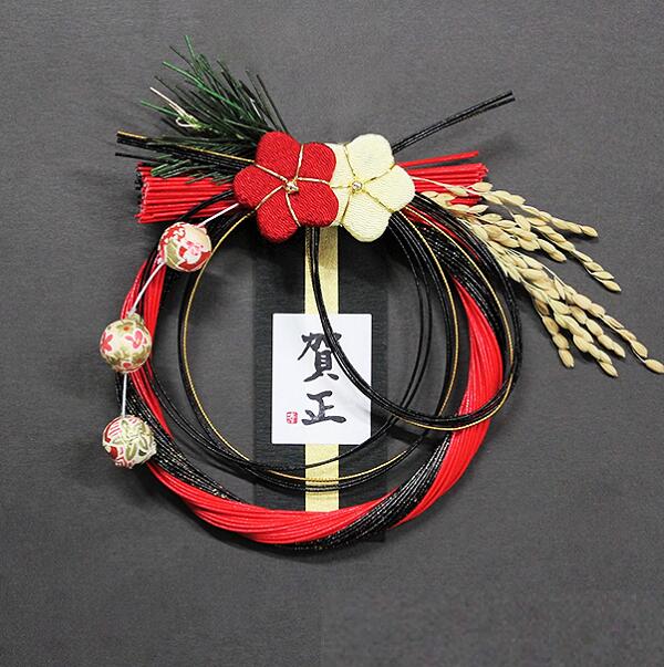 32.自家栽培ドライフラワー含むしめ飾りしめ縄 32.自家栽培ドライ