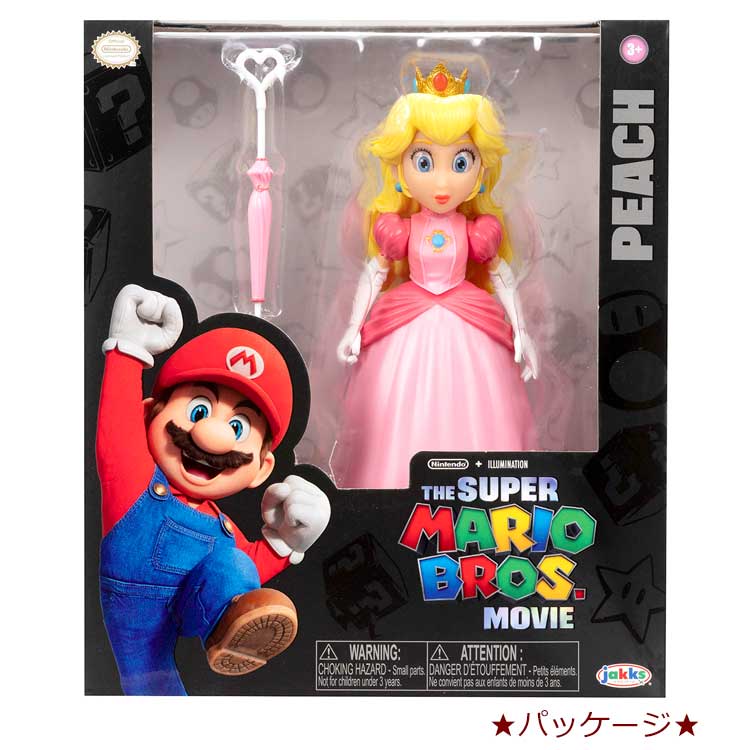 楽天市場】スーパーマリオ アクションフィギュア ピーチ ザ・スーパー